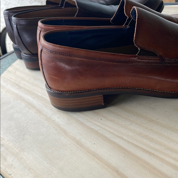 Cole Haan Brown Leather Slip-On Loafers Classic Design - Picture 6 of 16
